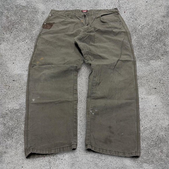 Wrangler Other - Vintage Forest green wrangler ripstop work pants